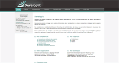 Desktop Screenshot of developit.fr